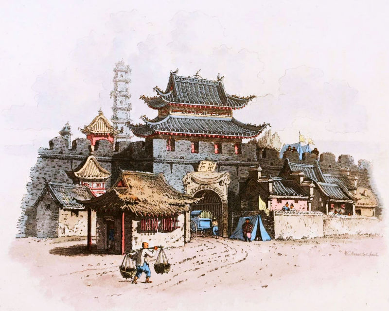 Macartney, Alexander, Qinghai, gate, town