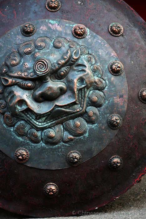 Shang dynasty, bronze, shield