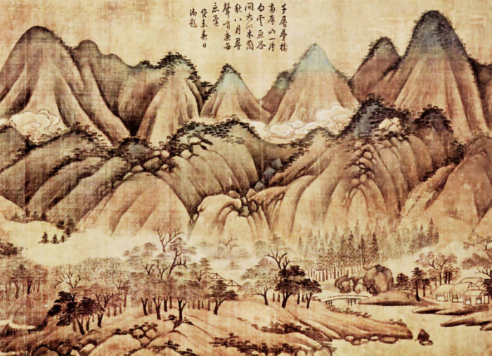 artist, Gao Kegong, landscape