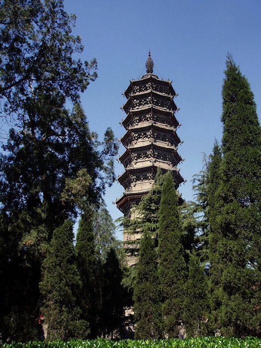 Hebei, temple, pagoda