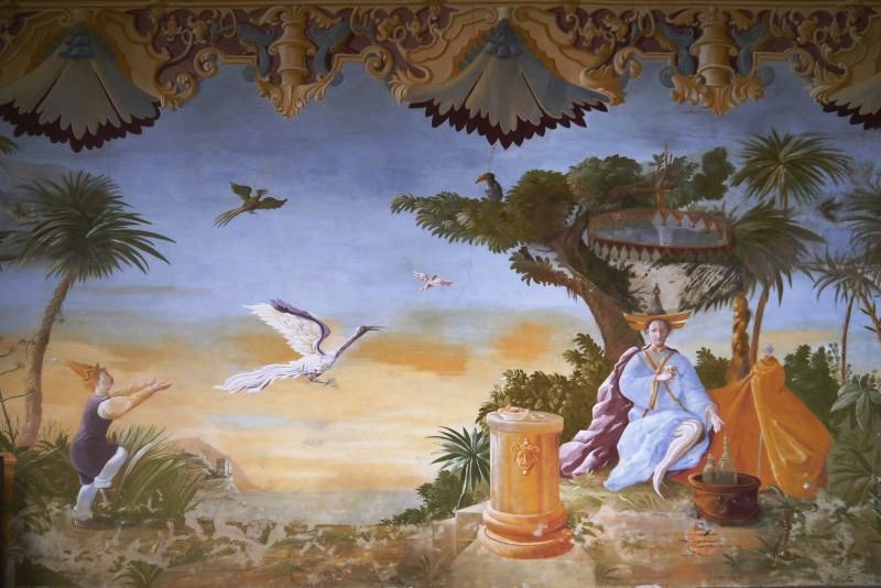 chinoiserie,  wall painting