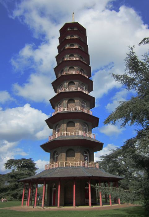 chinoiserie, kew gardens, pagoda