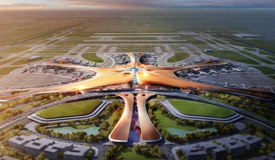 Daxing airport - artist's impression