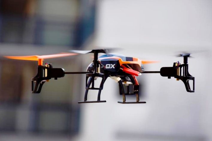 drone in flight