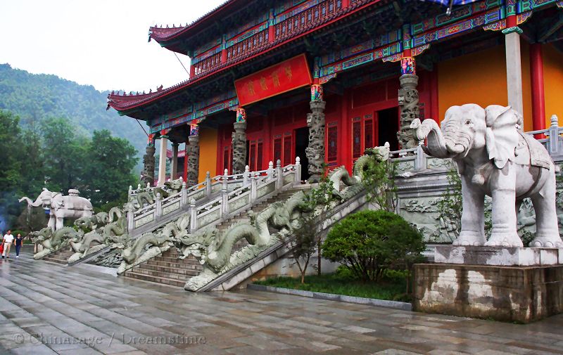 Buddhism , Anhui, elephant, dragon