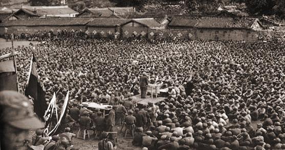 The 6,000 miles that the communists marched, arriving in Shaanxi