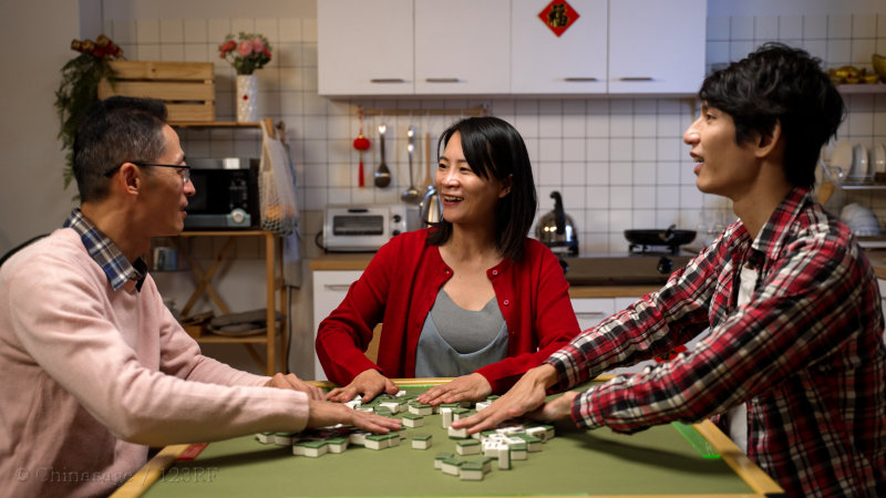 mahjong, people