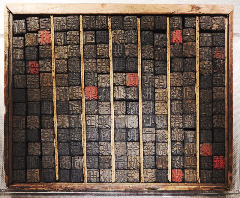 china, printing, characters, moveable type