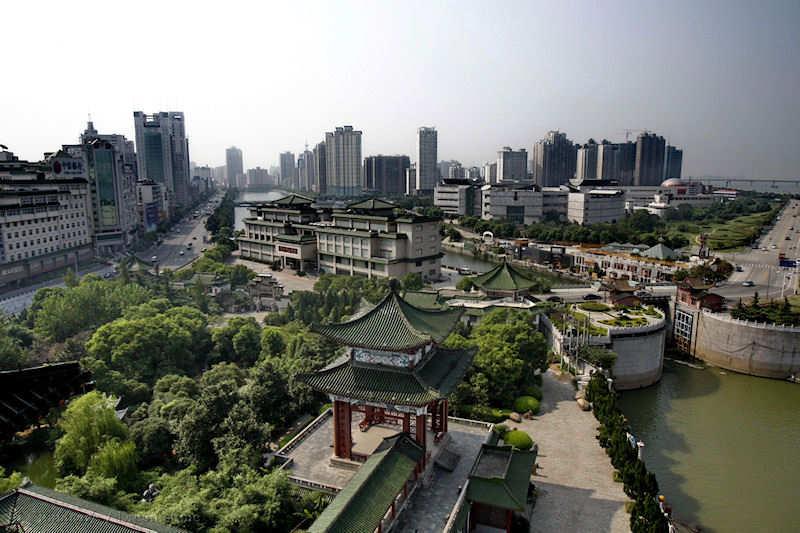 Jiangxi, Nanchang, pavilion, modern housing