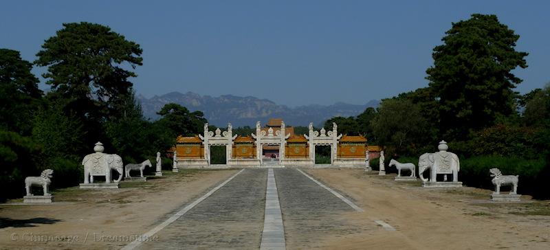 Qing dynasty, sacred way, gateway