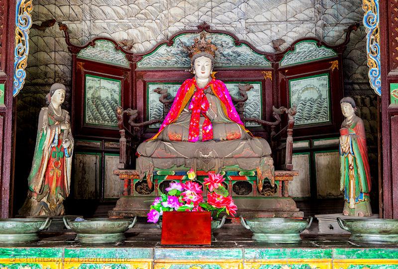 Jinci, Shanxi, sculpture, deity