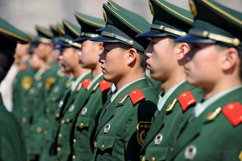 soldiers, Tiananmen Square, PRC, people