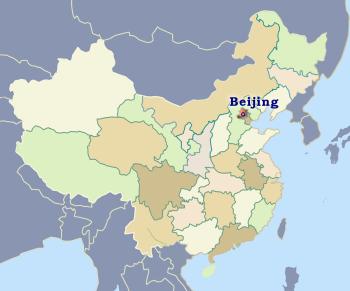 Position of Beijing in China