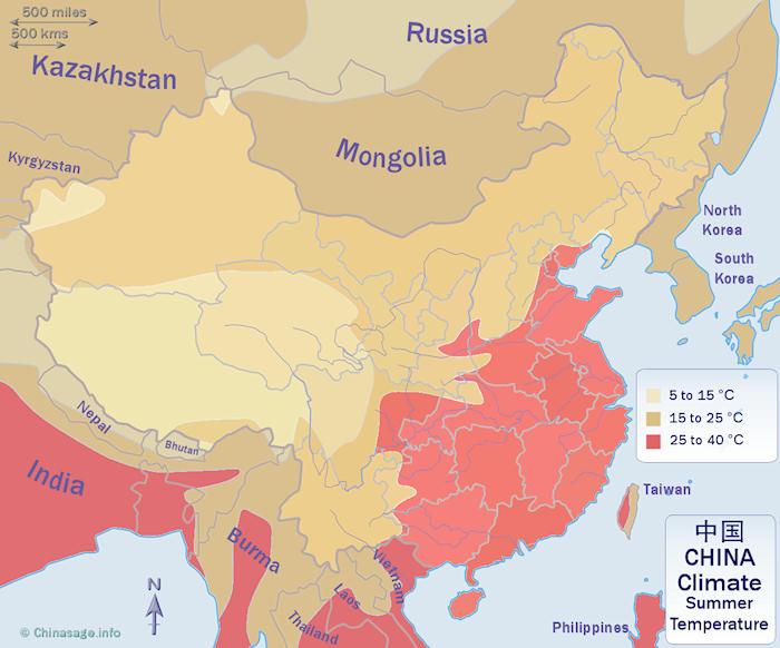 For central heat, China has a north-south divide at Qin-Huai line