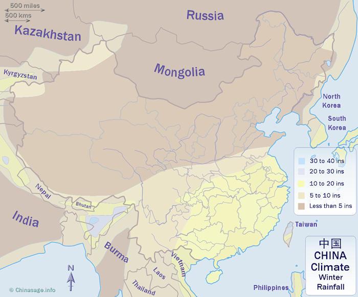 China winter rainfall,winter precipitation,climate