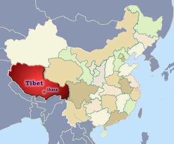 Position of Tibet in China